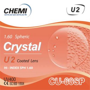 Tròng kính Chemi Crystal U2 Coated 1.60